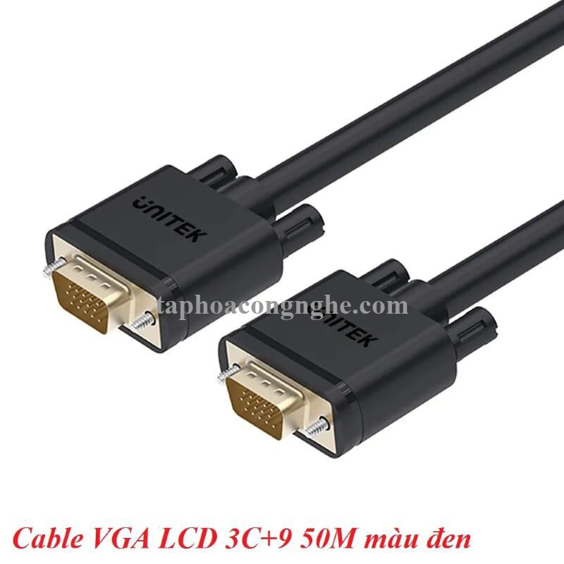 Unitek 27528 Y-C518C 50M Cáp Vga Lcd 3C+9 30027528